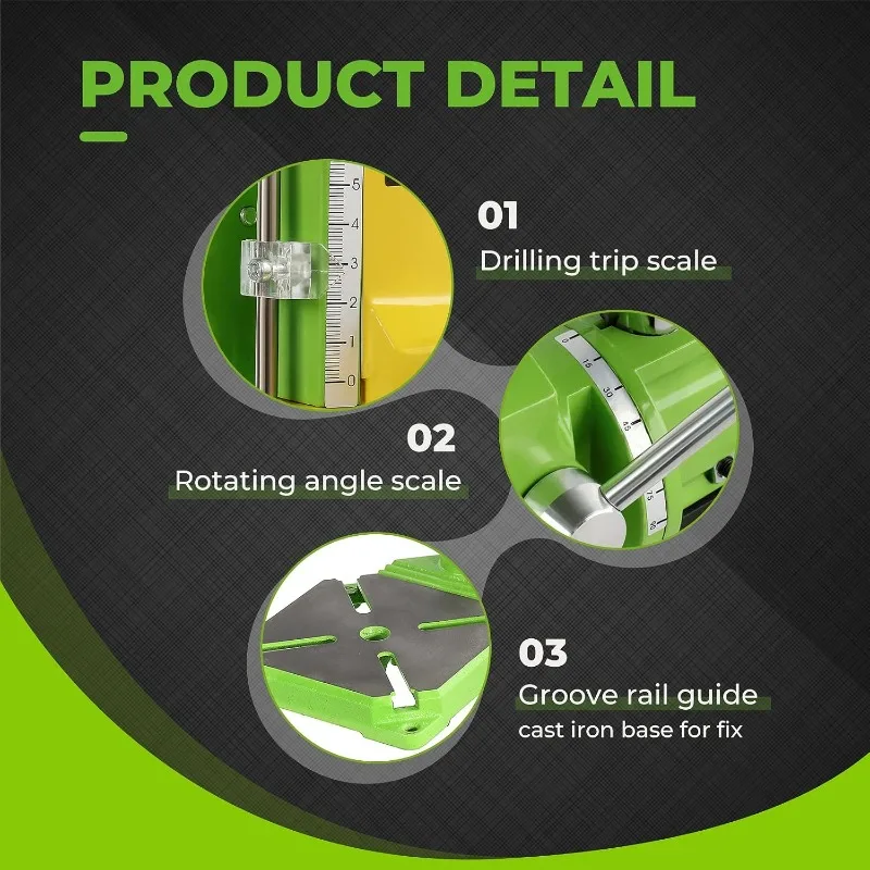 # حامل مثقاب طاولة بمسافة حركة - مراجعة Drill Press وسعره