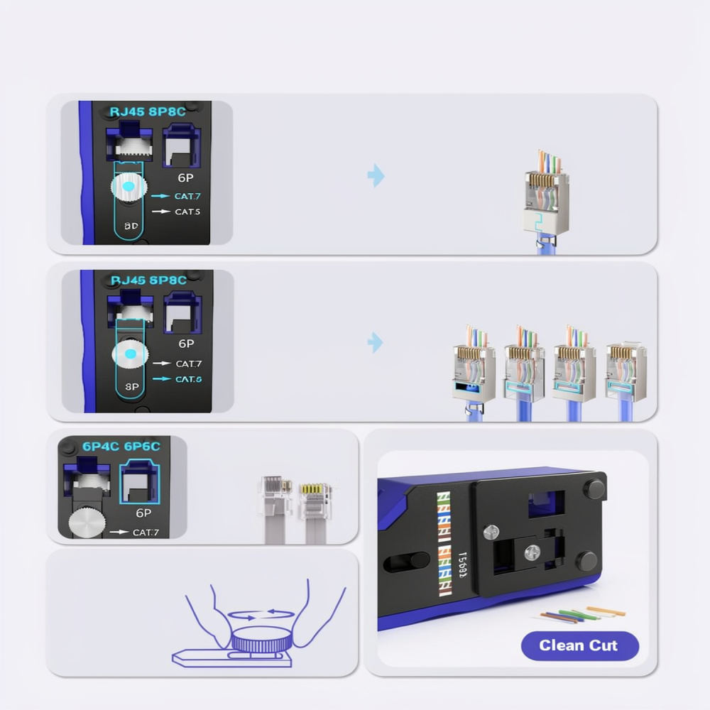مجموعة أدوات تجعيد كابلات إيثر - مراجعة Tool Set وسعره