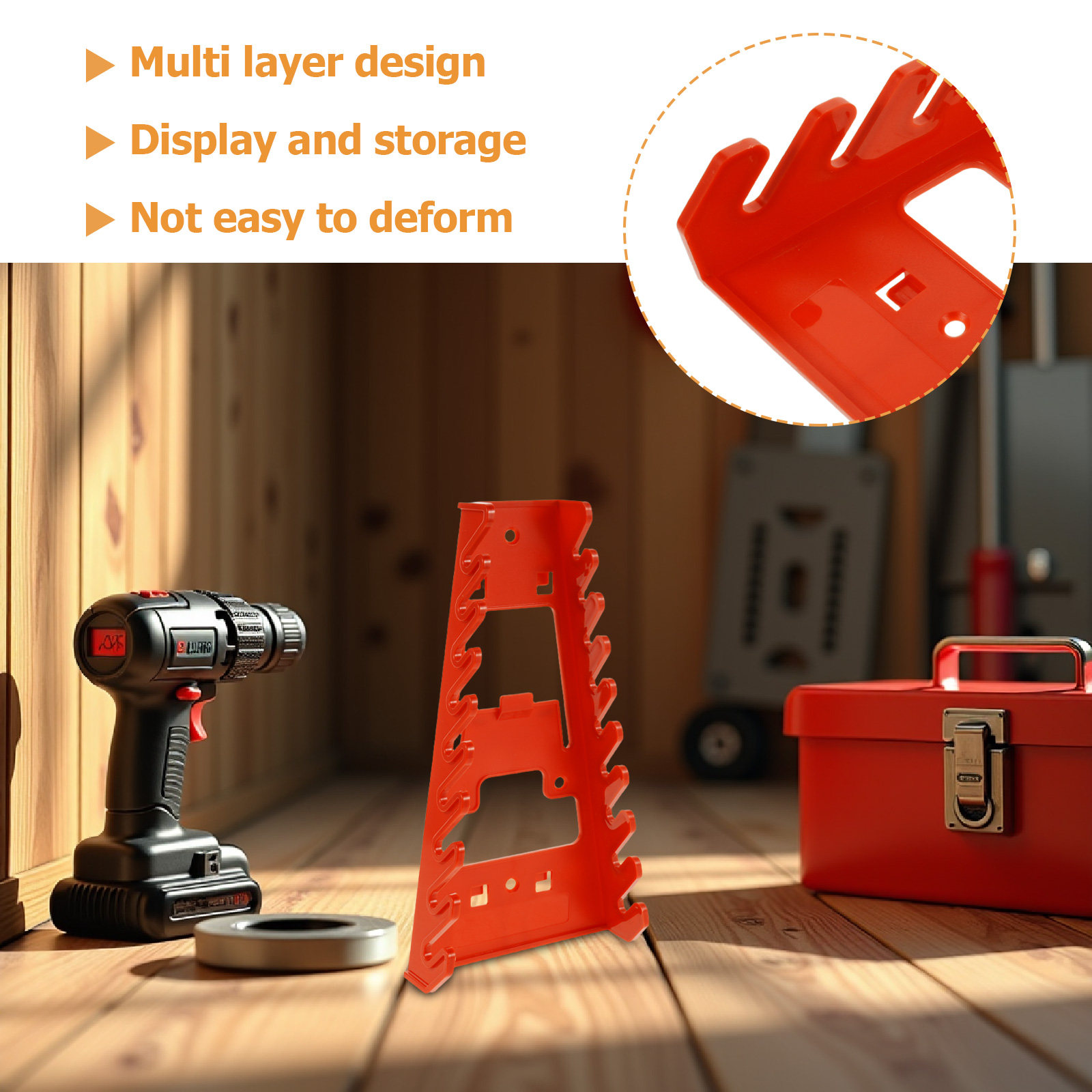 قطعتان من حامل الأدوات البلاست - مراجعة Hand Tools In Workshop وسعره